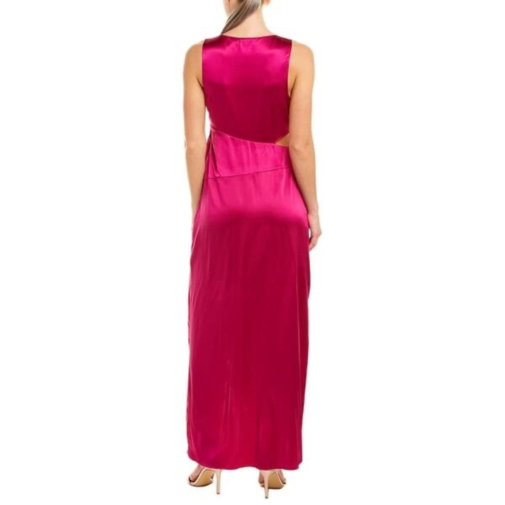 $685 A.L.C. Pink Silk Cantor Cutout Dress - Picture 2 of 2